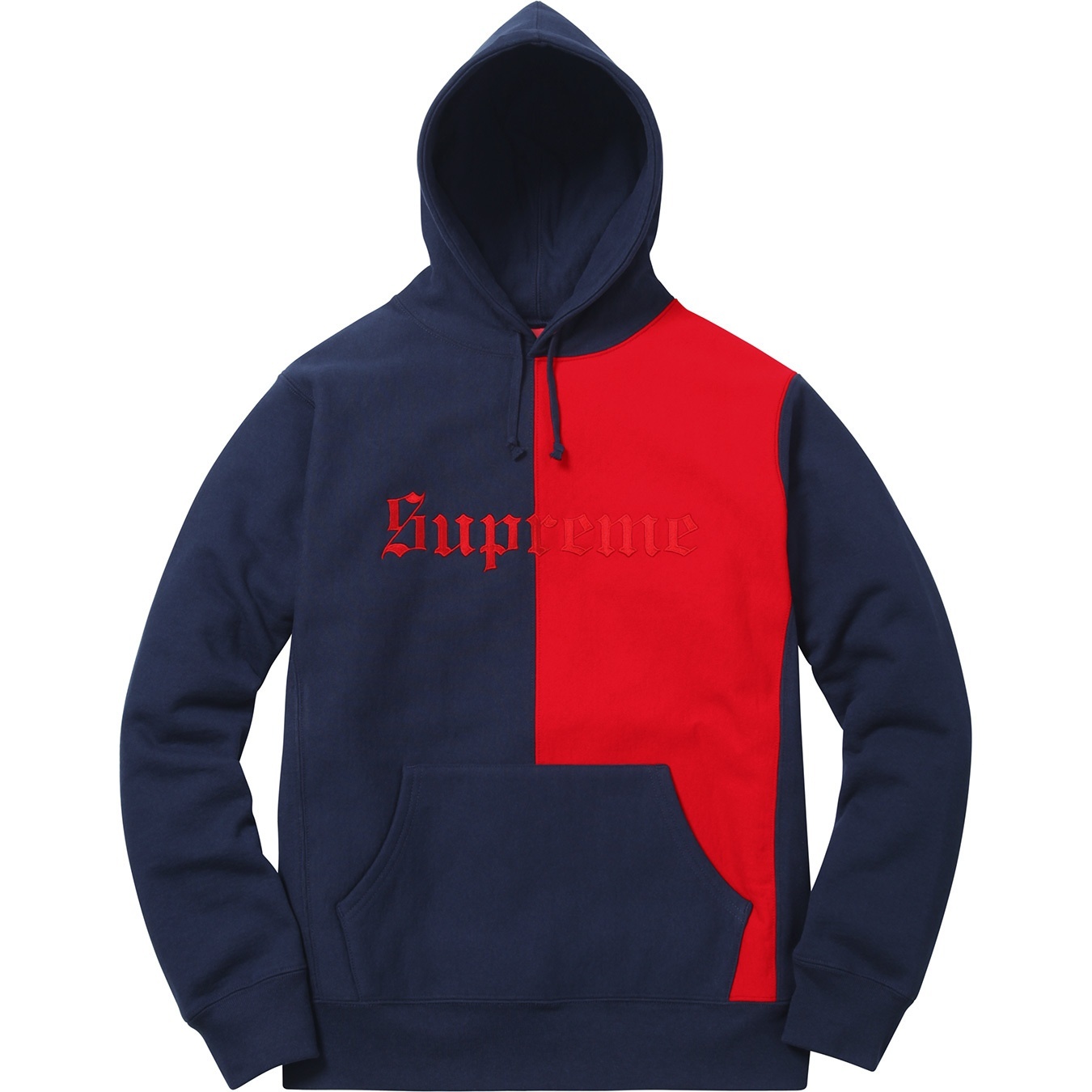 Split Old English Hooded Sweatshirt view 5